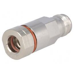 Conector: 4.3-10 | mamă | pe cablu | drept | mufă | 50Ω | IP68 | J01441A0010