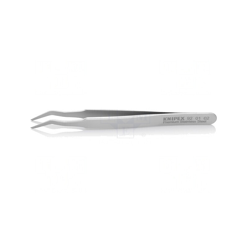 Pensetă de Precizie 120mm SMD cu Vârf Curbat | Electronic-mag.ro | Componente Electronice