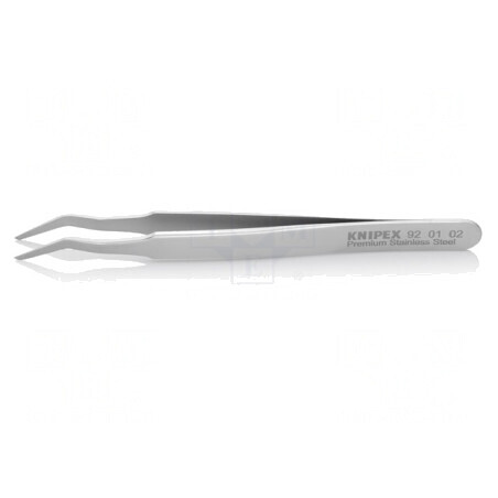 Pensetă de Precizie 120mm SMD cu Vârf Curbat | Electronic-mag.ro | Componente Electronice