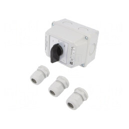 Comutator cu Came 3 Pozitii 16A IP65 | Electronic-mag.ro | Componente Electronice