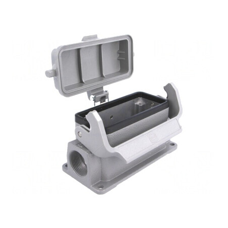 Carcasă conectori HDC Han B 16B cu capac | Electronic-mag.ro | Componente Electronice
