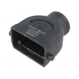 Carcasă pentru Conectori Han-Eco B 10B Drept | Electronic-mag.ro | Componente Electronice