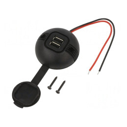 Încărcător Auto Dual USB 5A 12-24V | Electronic-mag.ro | Componente Electronice