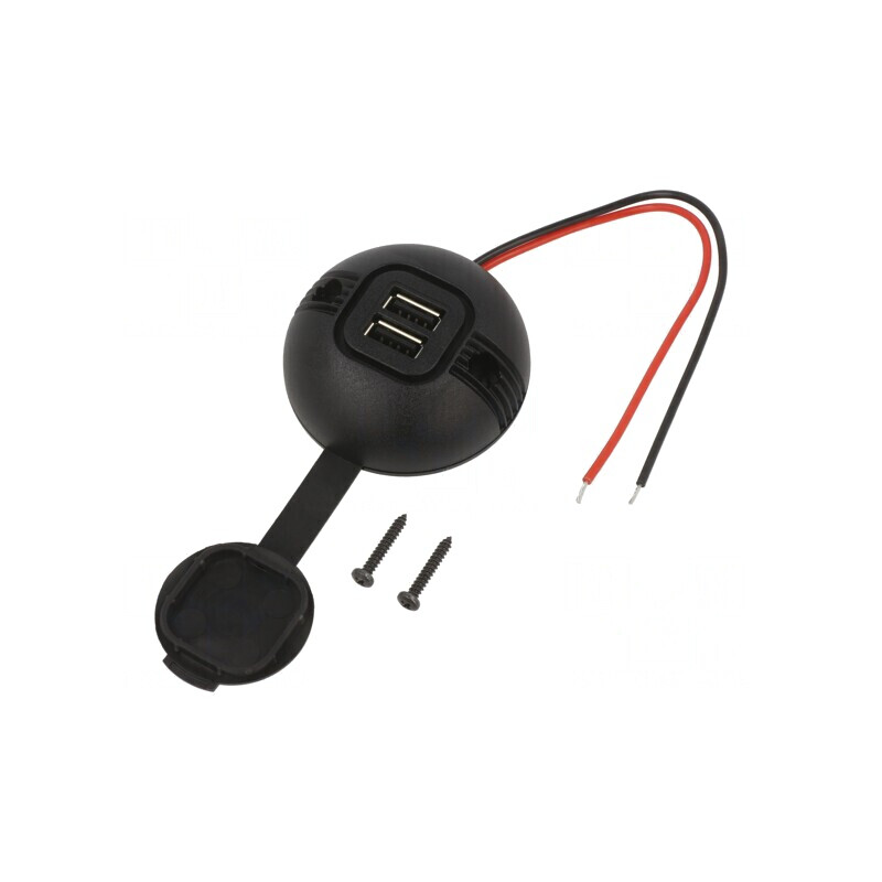 Încărcător Auto Dual USB 5A 12-24V | Electronic-mag.ro | Componente Electronice