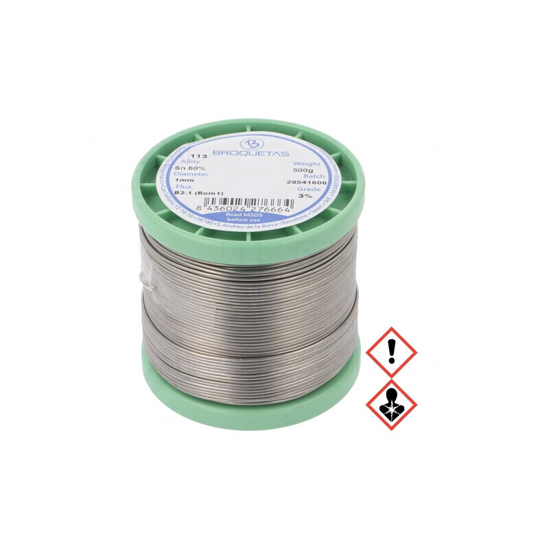 Sârmă de lipit cu plumb 1mm 0,5kg | Electronic-mag.ro | Componente Electronice