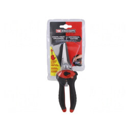 Foarfece 205mm Ergonomic Bicomponent Drept | Electronic-mag.ro | Componente Electronice