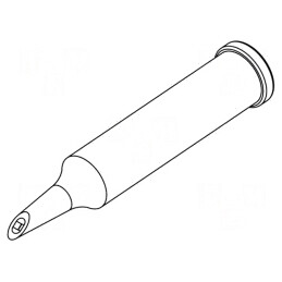 Vârf despicat 1,6mm pentru stații de lipit ERSA | Electronic-mag.ro | Componente Electronice