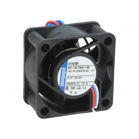 Ventilator DC Axial 24V 40x40x20mm 13m3/h 29dBA | Electronic-mag.ro | Componente Electronice