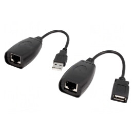 Extender USB | RJ45 soclu,USB A soclu | USB 1.1 | 480Mbps | 40m | 93321