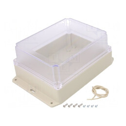 Carcasă Universală cu Lame de Fixare 146x186x90mm | Electronic-mag.ro | Componente Electronice