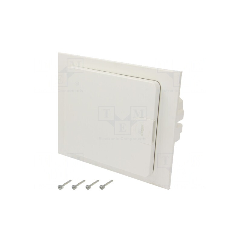 Carcasă pentru aparatură modulară IP40 în perete 8 module | Electronic-mag.ro | Componente Electronice
