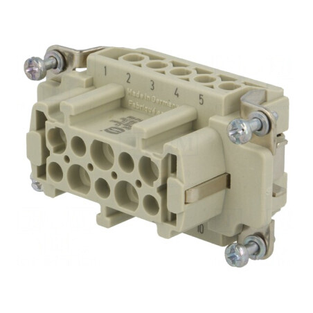 Conector HDC Inserturi Contact Mamă Han Ex 10 PE | Electronic-mag.ro | Componente Electronice