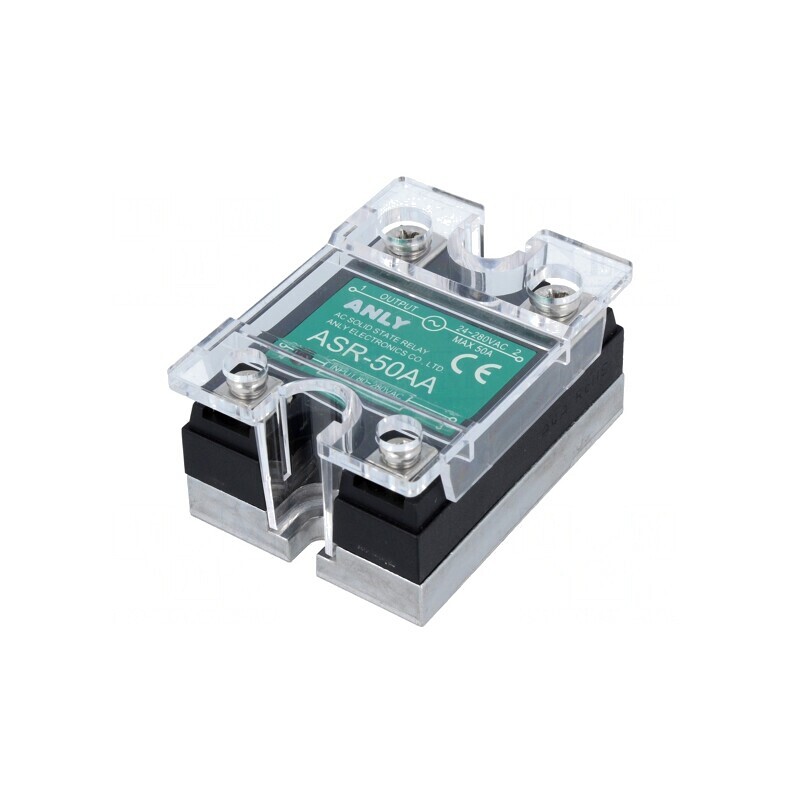 Releu semiconductor monofazat 50A 24-280VAC | Electronic-mag.ro | Componente Electronice