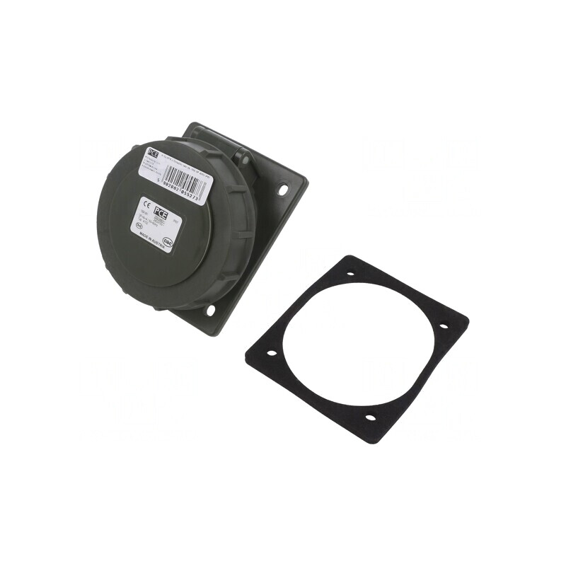 Conector de Alimentare AC Trifazat Mamă 32A 400VAC IP67 | Electronic-mag.ro | Componente Electronice