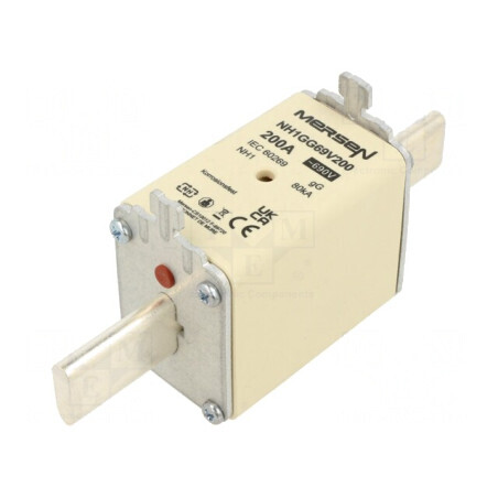 Siguranță NH1 gG 200A 690VAC 400VDC | Electronic-mag.ro | Componente Electronice