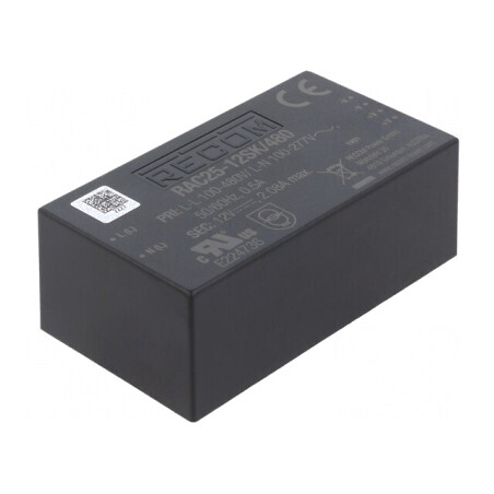 Convertor AC/DC 25W 12VDC Output | Electronic-mag.ro | Componente Electronice