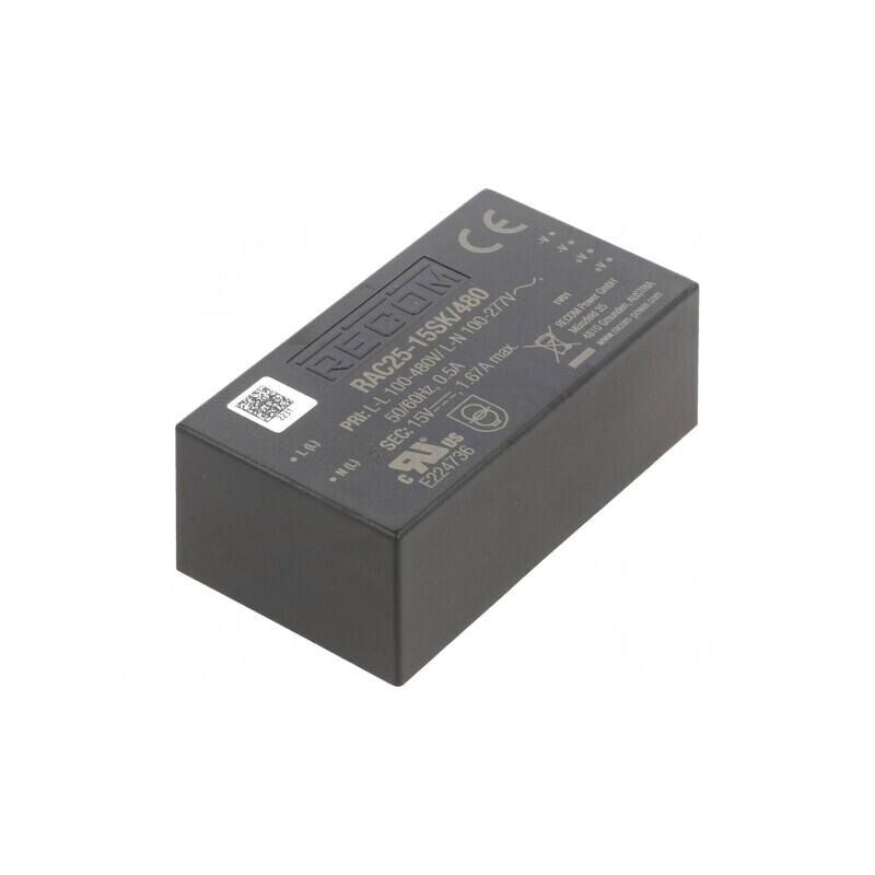 Convertor AC/DC 25W 15VDC | Electronic-mag.ro | Componente Electronice