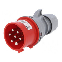 Conector alimentare AC trifazat 16A 400VAC IP44 | Electronic-mag.ro | Componente Electronice