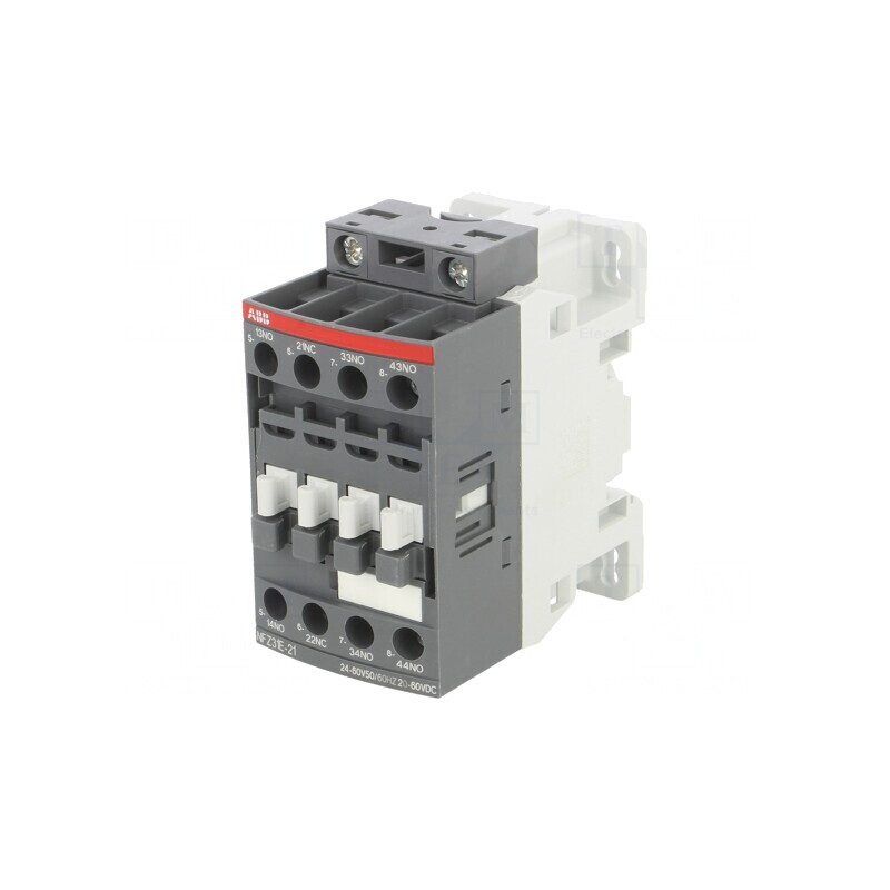 Contactor 4-poli NC NO 24-60VAC 20-60VDC 3A 45mm | Electronic-mag.ro | Componente Electronice