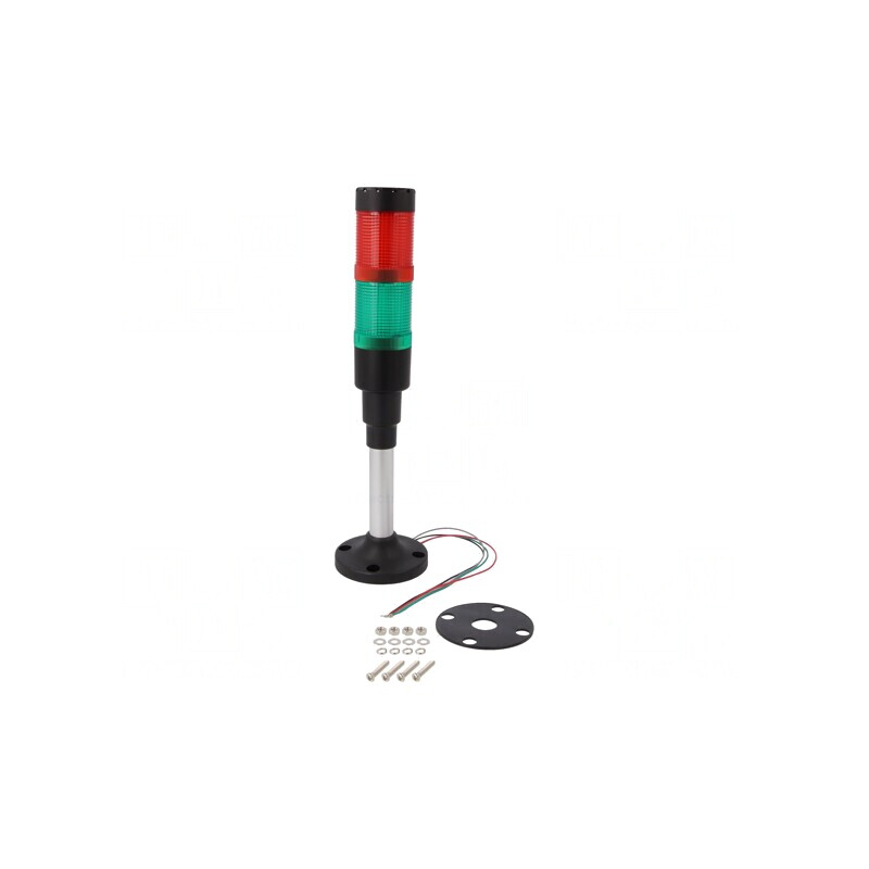 Coloană de Semnalizare LED Roșie/Verde 24VDC | Electronic-mag.ro | Componente Electronice Coloană de Semnalizare LED Roșie/Verde 24VDC | Electronic-mag.ro | Componente Electronice