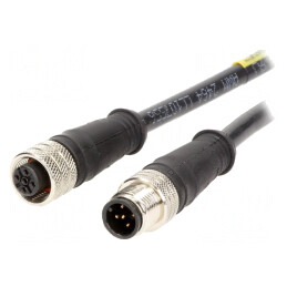Cablu senzori automatizări 5 PIN M12-M12 10m | Electronic-mag.ro | Componente Electronice
