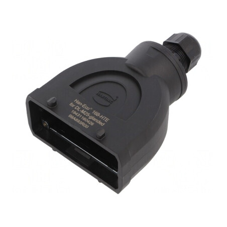 Carcasă pentru Conectori HDC Han-Eco B 16B Drept | Electronic-mag.ro | Componente Electronice