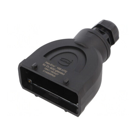 Carcasă pentru conectori HDC Han-Eco® B 16B drept | Electronic-mag.ro | Componente Electronice