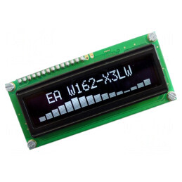 Afișaj OLED alfanumeric 16x2 80x36mm alb | Electronic-mag.ro | Componente Electronice