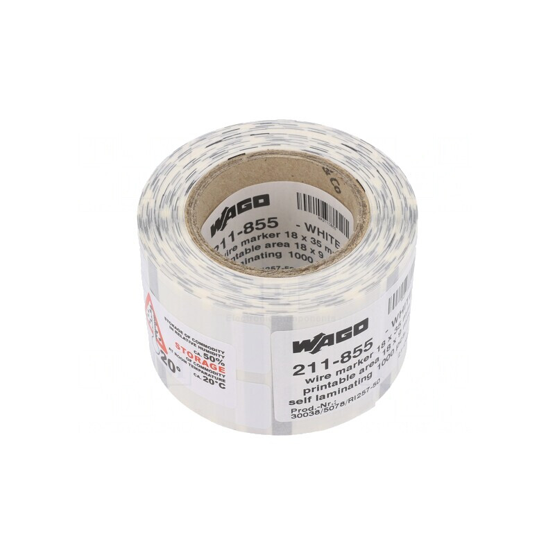 Etichetă Laminată Albă 9mm x 18mm | Electronic-mag.ro | Componente Electronice