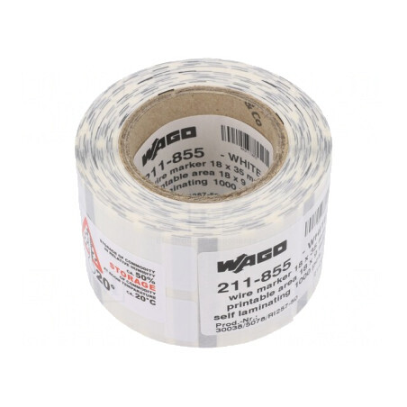 Etichetă Laminată Albă 9mm x 18mm | Electronic-mag.ro | Componente Electronice