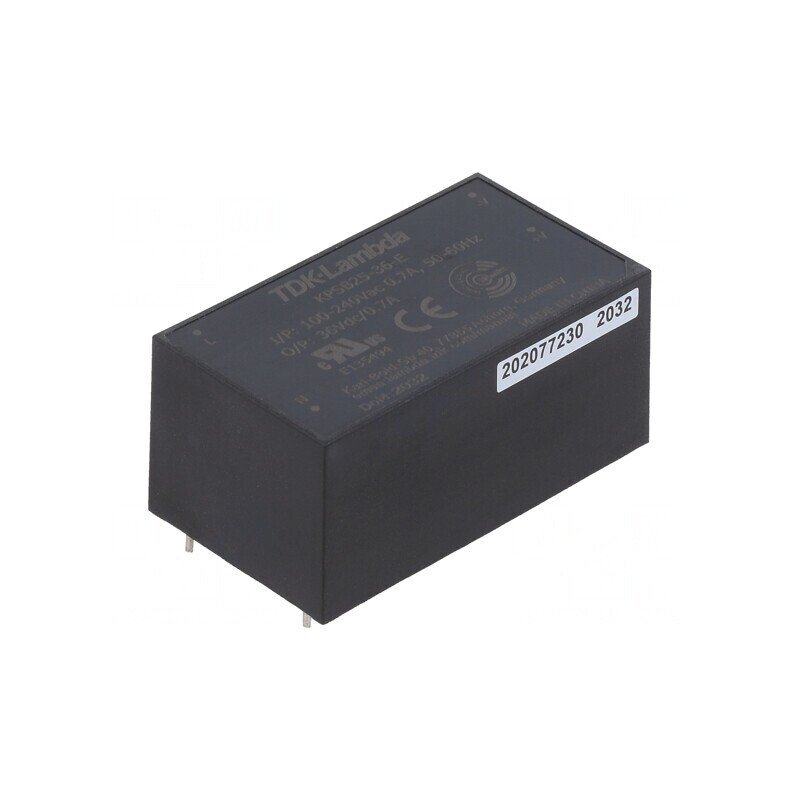 Convertor AC/DC 25W 36V 0.7A 87% THT | Electronic-mag.ro | Componente Electronice