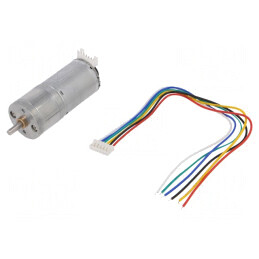 Motor DC cu Codificator 6V 100RPM | Electronic-mag.ro | Componente Electronice