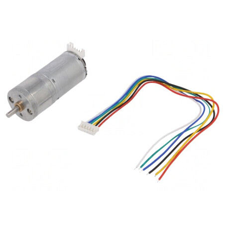 Motor DC cu Codificator 6V 100RPM | Electronic-mag.ro | Componente Electronice