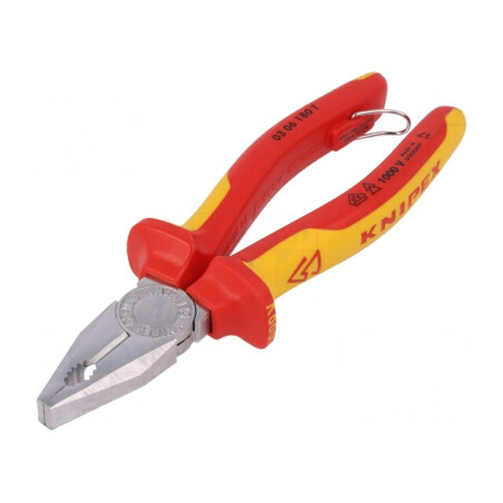 Clești Izolați Universali 180mm Oțel Crom-Vanadium | Electronic-mag.ro | Componente Electronice