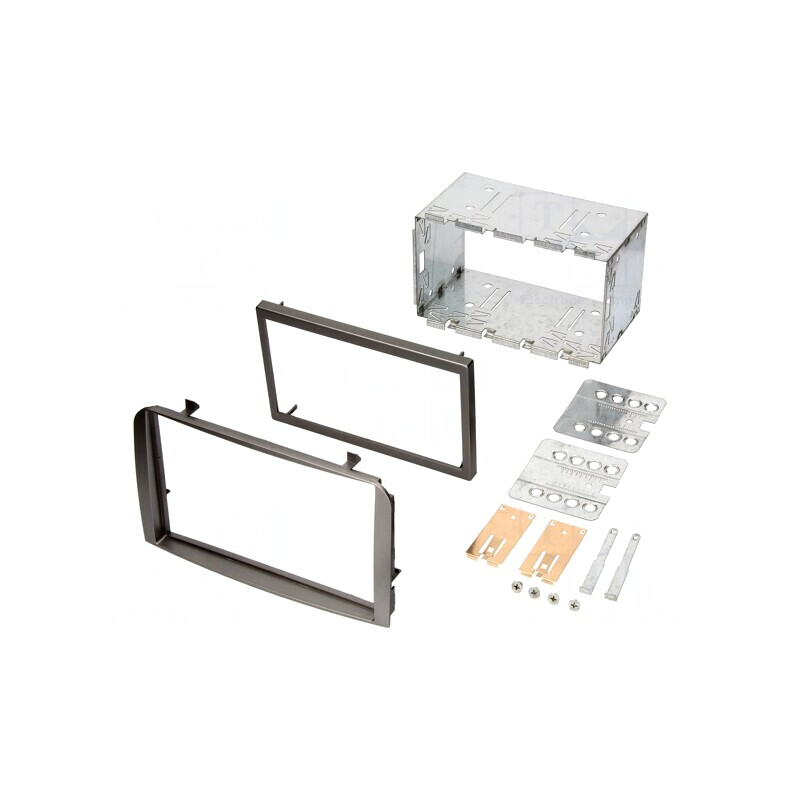 Cadru radio Alfa Romeo 2 DIN argintiu | Electronic-mag.ro | Componente Electronice