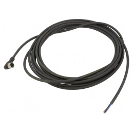 Cablu Conectare M8 3 PIN 5m Unghi 60VAC 4A 75VDC | Electronic-mag.ro | Componente Electronice