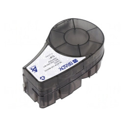Bandă Albă 6,35mm x 6,4m Text Negru | Electronic-mag.ro | Componente Electronice