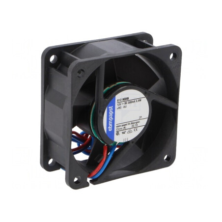 Ventilator axial 12V 60x60x25mm 56m3/h 43dBA | Electronic-mag.ro | Componente Electronice