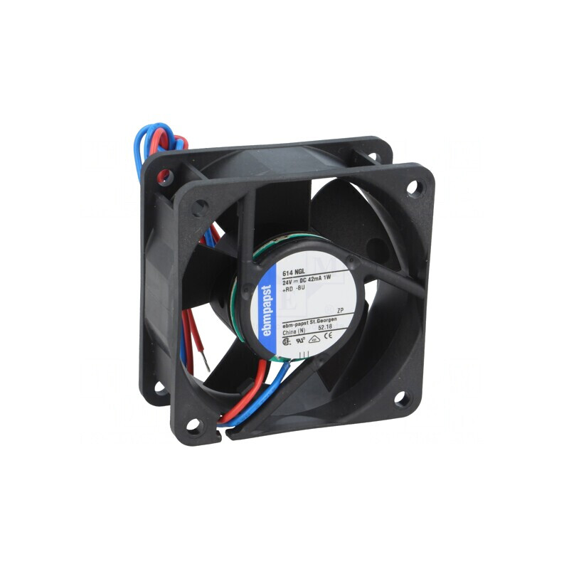 Ventilator axial 24V 60x60x25mm 21m3/h 16dBA | Electronic-mag.ro | Componente Electronice