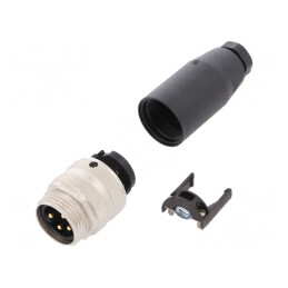 Mufă 7/8 tată 4 pini drept filet exterior 6-8mm | Electronic-mag.ro | Componente Electronice