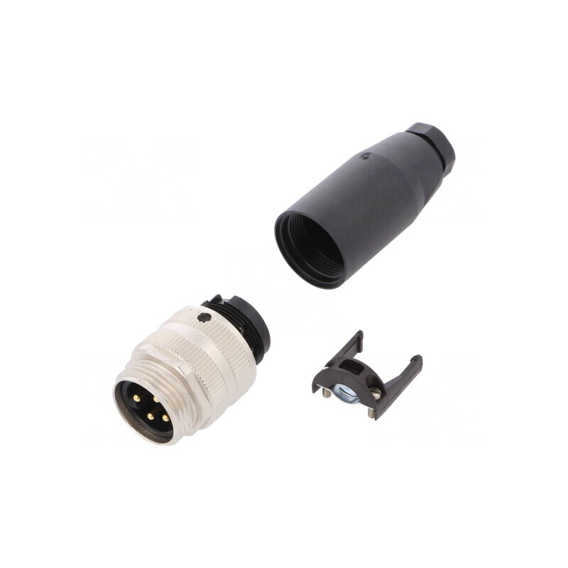 Mufă 7/8 tată 4 pini drept filet exterior 6-8mm | Electronic-mag.ro | Componente Electronice