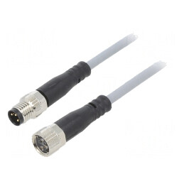 Cablu Conectare M8 Drept 5m 3 PIN 60VAC 3A | Electronic-mag.ro | Componente Electronice