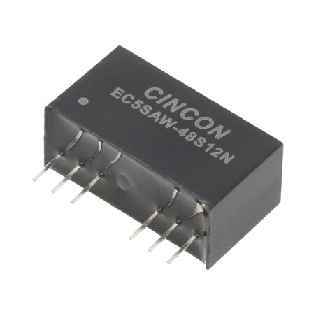 Convertor DC/DC 10W 18-75V la 12V 833mA SIP8 | Electronic-mag.ro | Componente Electronice