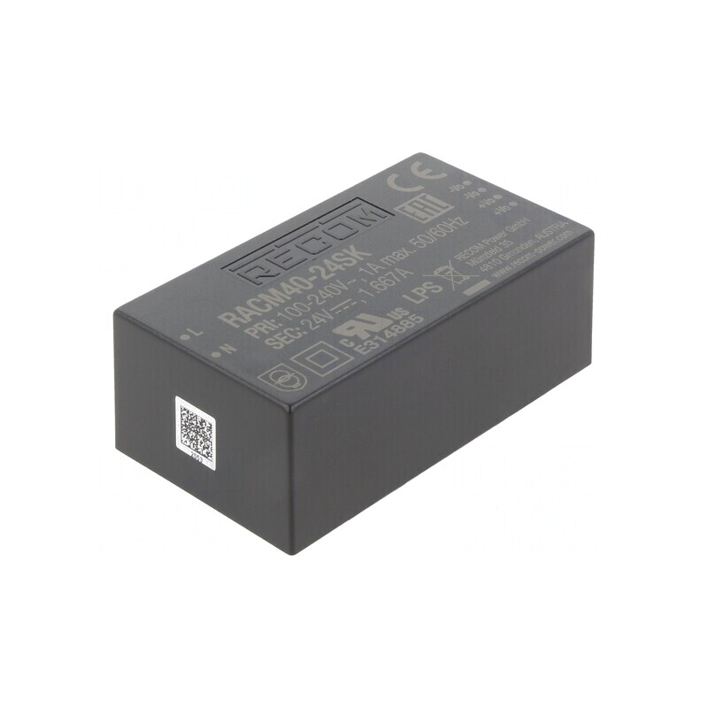 Alimentator Pulsatoriu Deschis 40W RACM40-24SK-T | Electronic-mag.ro | Componente Electronice Alimentator Pulsatoriu Deschis 40W RACM40-24SK-T | Electronic-mag.ro | Componente Electronice