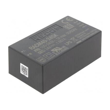 Alimentator Pulsatoriu Deschis 40W RACM40-24SK-T | Electronic-mag.ro | Componente Electronice