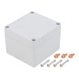 Carcasă Universală Aluminiu IP66 75x80x57mm | Electronic-mag.ro | Componente Electronice