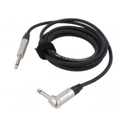 Cablu Audio Jack 6,3mm 2pin Unghi 3m