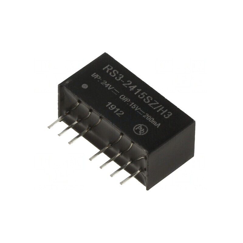 Convertor DC/DC 3W Input 9-27V Output 15V 200mA SIP8 | Electronic-mag.ro | Componente Electronice Convertor DC/DC 3W Input 9-27V Output 15V 200mA SIP8 | Electronic-mag.ro | Componente Electronice