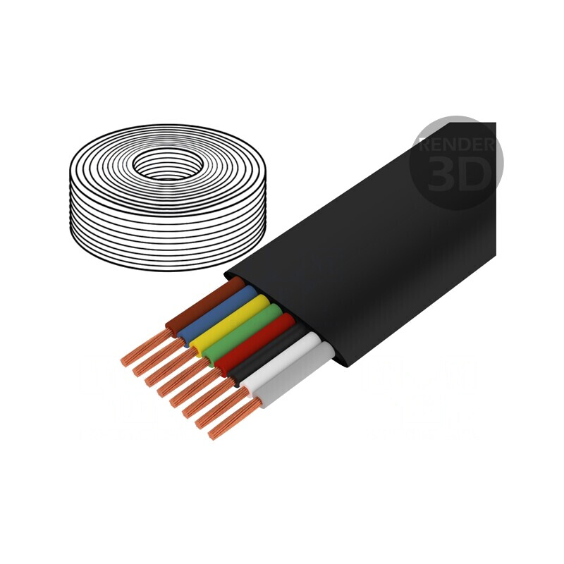 Cablu Telecomunicații Litat Negru 100m CCA 0-60°C | Electronic-mag.ro | Componente Electronice