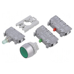 Comutator Push-Button 22mm 1NC 1NO | Electronic-mag.ro | Componente Electronice